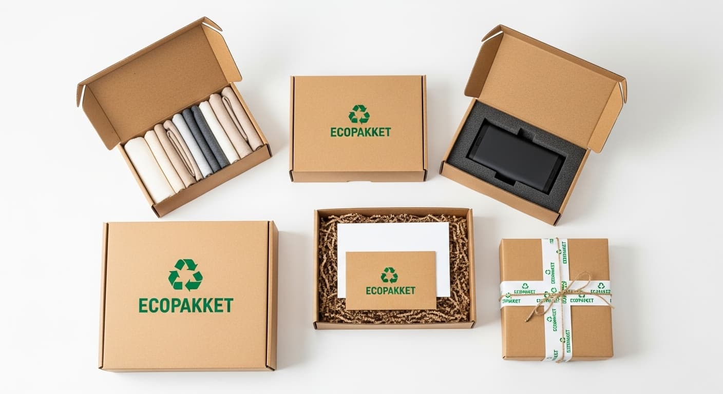 Corrugated Shipping Mailers - Ecopakket corrugated packaging product